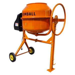 Бетонобъркачка 160l, 1000 w, ел. мотор, 30 rpm, hcm160ls - Img 2