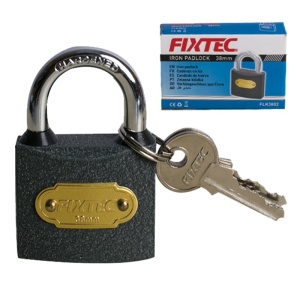 Железен катинар FIXTEC 32 мм с 3 ключа