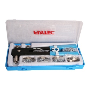 Комплект клещи за резбови нитове FIXTEC 86 части, 11", с куфарче