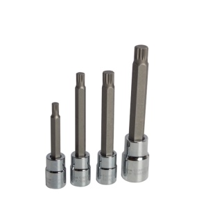 Комплект 4 XZN бита FIXTEC 3/8″‑1/2″ за автосервиз и индустрия - Img 2