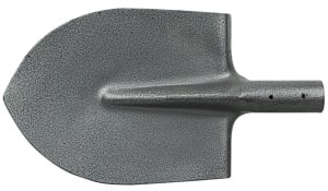 Лопата Evotools с кръгло острие, 300x220 мм, въглеродна стомана - Img 2