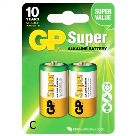 Baterie Super Alcalina LR14 1,5V GP