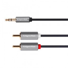Cablu Jack 3,5 / 2x RCA 5m K&M Gold
