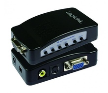 Convertor PC-VGA la TV-RCA +S-Video