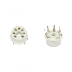 Soclu ceramic 7 pini ECC92