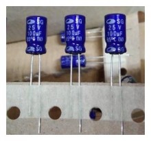 100uF/25V Samwha