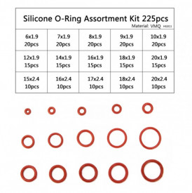 Set 225 garnituri Red O-Ring