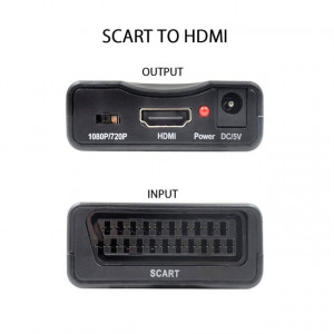 Adaptor mufa Scart la HDMI