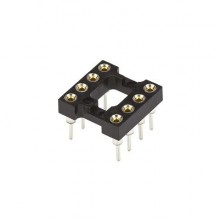 Soclu IC DIL8 Gold