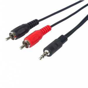 Cablu Jack 3,5mm / 2x RCA M/M 1.8m