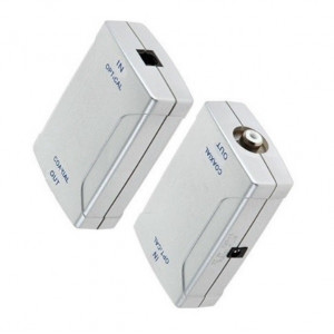 Convertor Digital Optic Toslink la Coaxial RCA