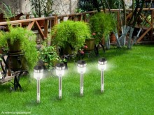 Lampa Solara Inox
