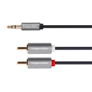 Cablu Jack 3,5 / 2x RCA 1,8m K&M Gold