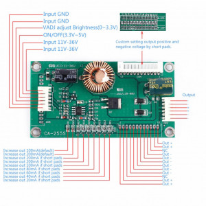 Controller universal backlight LCD-LED 42"
