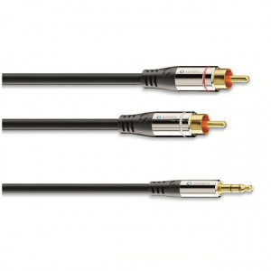Cablu Jack 3,5 / 2x RCA 10m Sonero