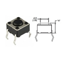 Tact switch 6x6x4 PCB