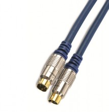 Cablu S-Video 4p Premium Gold 1m
