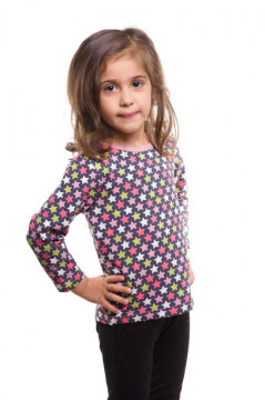 Tricou cu imprimeu stelute