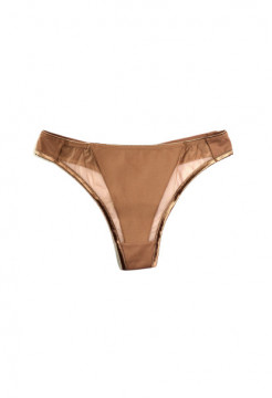 Chiloti tanga maro cu efect modelator