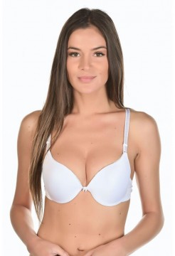 Sutien alb cu push up si armatura