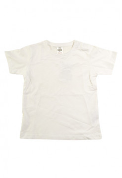 Tricou alb din bumbac
