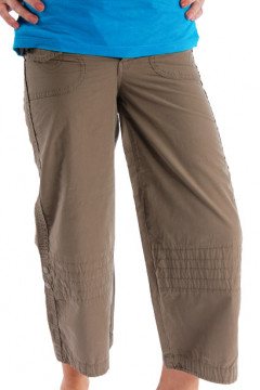 Pantalon maro 3/4 din bumbac