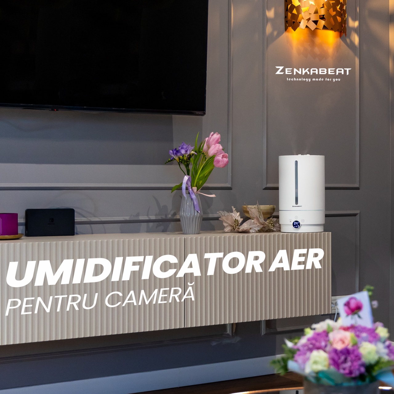 Umidificator Zenkabeat PA05 5L Ultrasonic UV Smart
