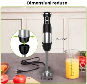 Blender Vertical Zenkabeat B23 1000W 4în1 Profesional - Img 8