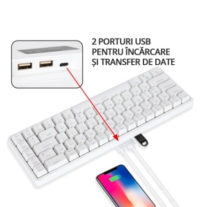 Resigilat - Tastatura Mecanica Wireless Zenkabeat 68 Taste - Img 6