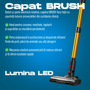 Aspirator Vertical Fără Fir Zenkabeat XC400 2în1 400W - Img 2
