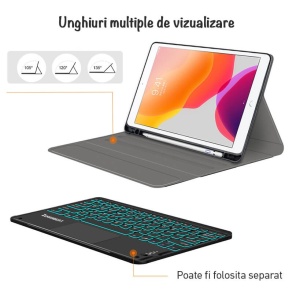 Tastatură iPad 10 10.9 Zenkabeat Touchpad Husa - Img 7