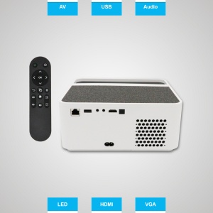 Videoproiector ZENKABEAT ZK8320-Ultra, Android WiFi, Bluetooth, 15000 Lumeni, Portabil, Rezolutie 1920 x 1080 Full HD, Support 8K, Functie All Round Deep Focus, LED, HDMI, VGA, AV, USB, Audio, Alb - Img 6