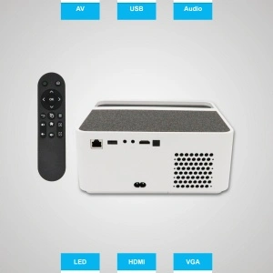 Videoproiector ZENKABEAT ZK8320-Ultra, Android WiFi, Bluetooth, 15000 Lumeni, Portabil, Rezolutie 1920 x 1080 Full HD, Support 8K, Functie All Round Deep Focus, LED, HDMI, VGA, AV, USB, Audio, Alb - Img 6