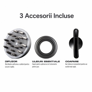 Uscător Păr Profesional Zenkabeat HD-1B 1600W Ioni Negativi Brushless - Img 9