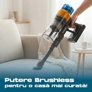 Resigilat - Aspirator Vertical Fără Fir Zenkabeat XC400 - Img 8