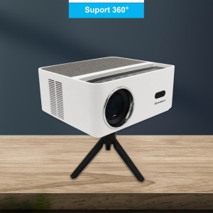 Videoproiector ZENKABEAT ZK8320-Ultra, Android WiFi, Bluetooth, 15000 Lumeni, Portabil, Rezolutie 1920 x 1080 Full HD, Support 8K, Functie All Round Deep Focus, LED, HDMI, VGA, AV, USB, Audio, Alb - Img 4
