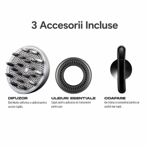 Uscător Păr Profesional Zenkabeat HD-1B 1600W Ioni Negativi Brushless - Img 7