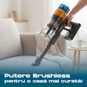 Aspirator Vertical Fără Fir Zenkabeat XC400 2în1 400W - Img 8