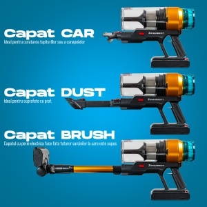 Aspirator Vertical Fără Fir Zenkabeat XC400 2în1 400W - Img 5