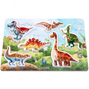 Wooden Dinosaur Puzzle - Kid's Puzzle Board [DEMO]