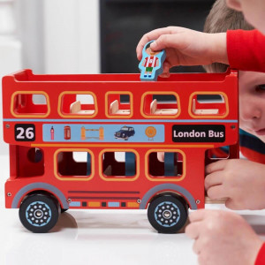 Wooden London Bus - London Bus Toy [DEMO] - Img 4
