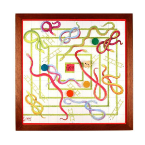 Wooden Snakes & Ladders - 23 [DEMO]