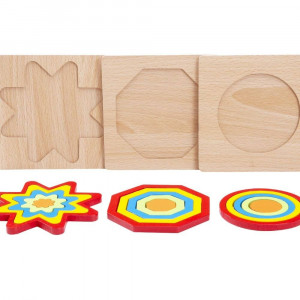 Rainbow Shape Puzzles - Wooden Shape Sorters [DEMO] - Img 4