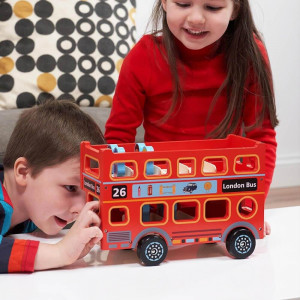 Wooden London Bus - London Bus Toy [DEMO] - Img 3