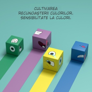 Jucarie Montessori Pentru Stimularea Inteligentei, Joc Captivant, Puzzle 3D, Cub Magic cu Emotii si Expresii Faciale, Blocuri de Constructie cu Design Variabil, Multicolor - Img 6
