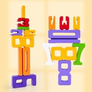 Tabla Educativa Montessori, Set Educational Multicolor de 28 de Blocuri Numerice din Lemn cu Zaruri, Introduce Copiii in Lumea Matematicii Intr-un Mod Interactiv si Distractiv, 3-6 ani - Img 4