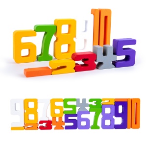 Tabla Educativa Montessori, Set Educational Multicolor de 28 de Blocuri Numerice din Lemn cu Zaruri, Introduce Copiii in Lumea Matematicii Intr-un Mod Interactiv si Distractiv, 3-6 ani