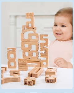 Tabla Educativa Montessori, Set Educational Monocolor de 32 de Blocuri Numerice din Lemn cu Zaruri, Introduce Copiii in Lumea Matematicii Intr-un Mod Interactiv si Distractiv, 3-6 ani - Img 3