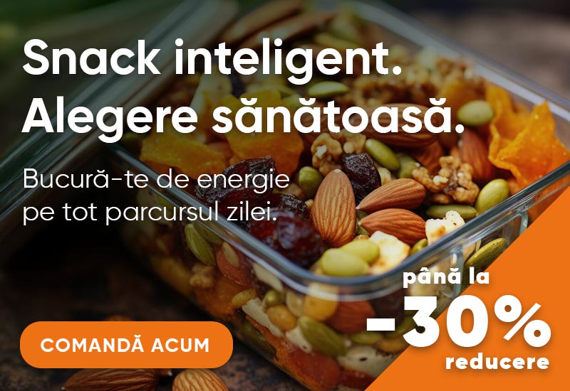 Snack inteligent. Nuci, fructe o alegere sanatoasa.