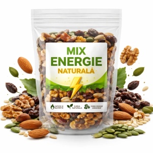 Mix Energie Naturală – Gustare sănătoasă, sursă naturală de energie 300g